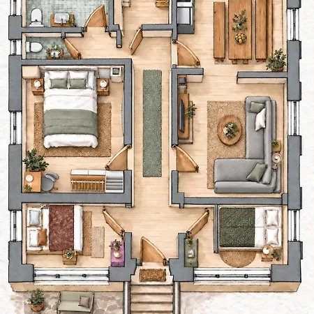 Apartment Gemuetliche Bergauszeit, 3 Schlafzimmer Bad Kohlgrub